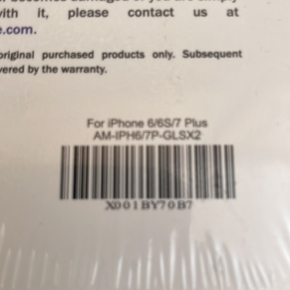 NIB - Glass Screen protector for iPhone 6/6s/7 Plus - Picture 3 of 4